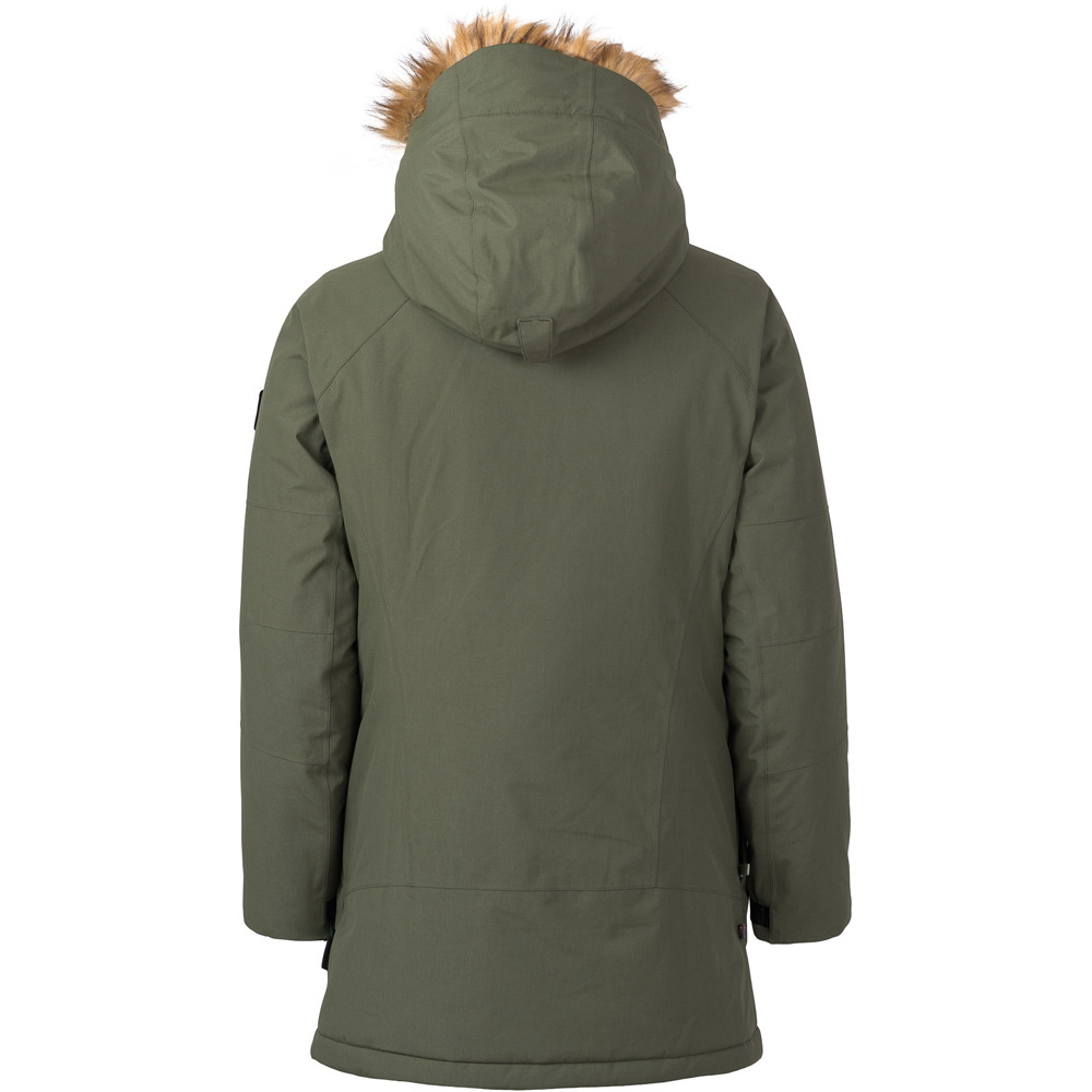 Ternua chaqueta impermeable insulada mujer NOVA TERRA JKT W vista trasera