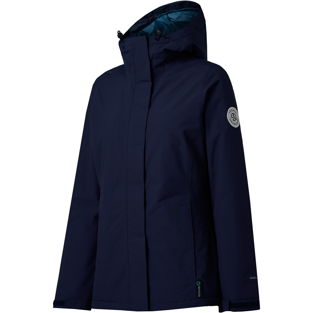 Ternua chaqueta impermeable insulada mujer TORNGAT JKT W vista frontal