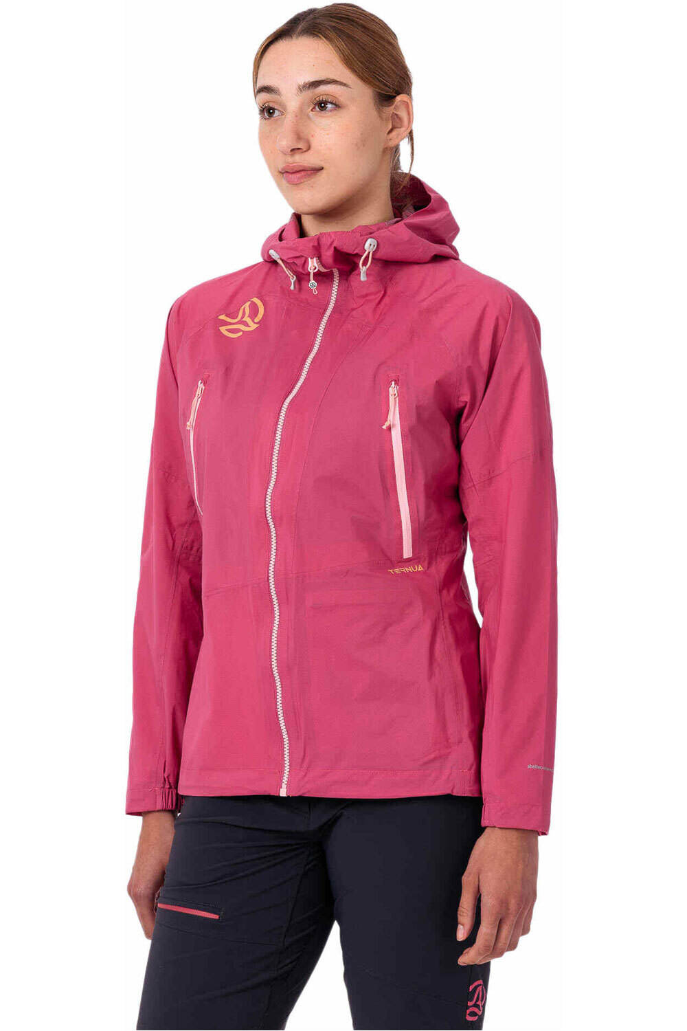 Ternua chaqueta impermeable mujer KARS 2.0 JKT W vista frontal