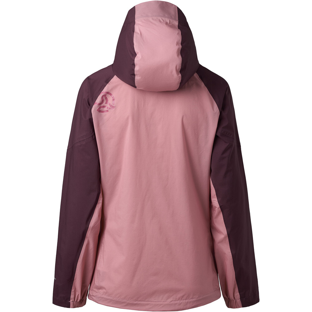 Ternua chaqueta impermeable mujer KARS 2.0 JKT W vista trasera