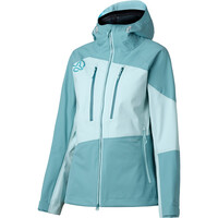 Ternua chaqueta impermeable mujer KLIMMER JKT W AZCL vista frontal
