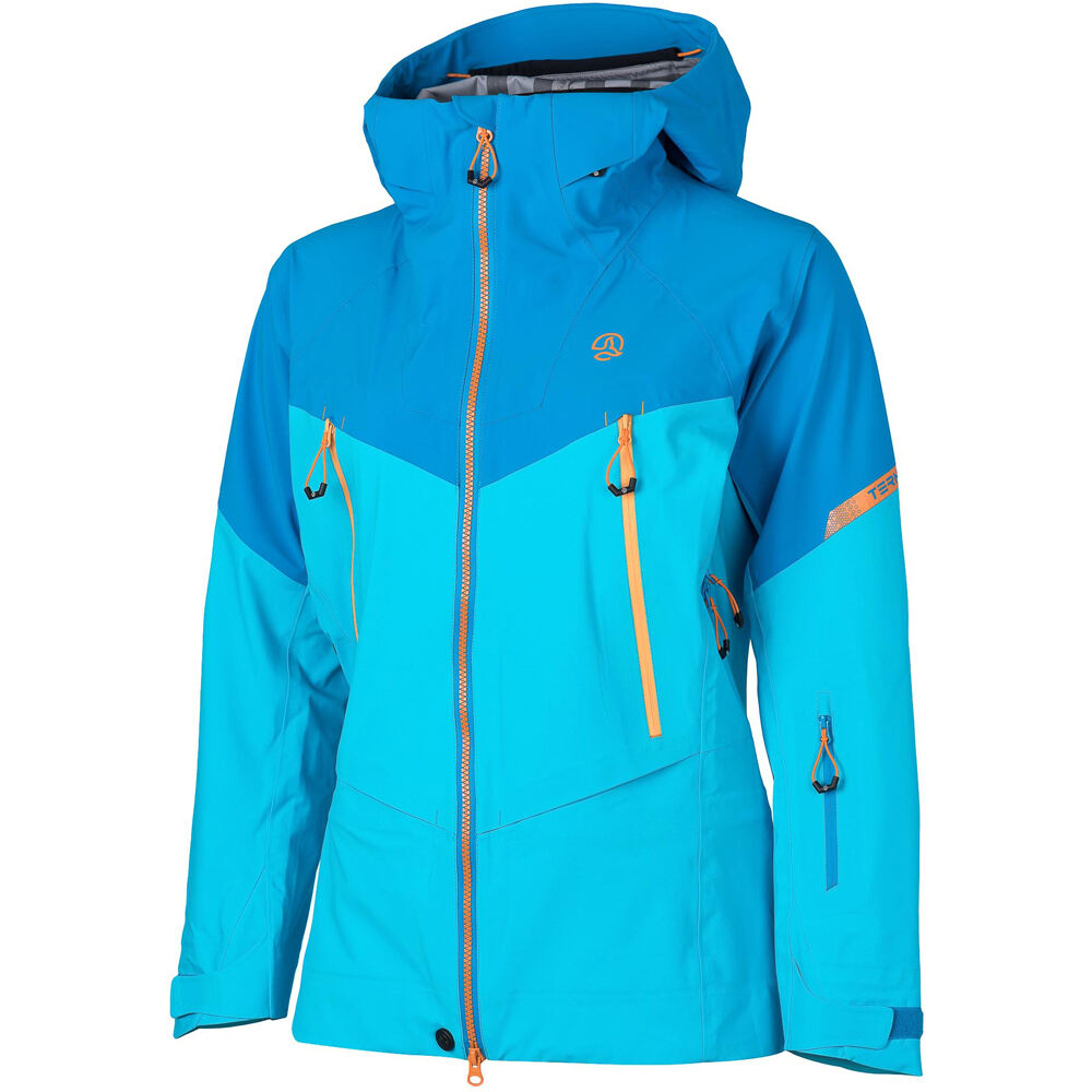 Ternua chaqueta impermeable mujer MAUNA KEA JKT W vista frontal
