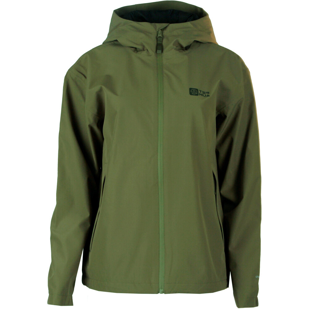 Ternua chaqueta impermeable mujer SIKU RAIN JKT W vista frontal