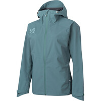 Ternua chaqueta impermeable mujer VALDUR JKT W AZ vista frontal