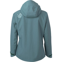 Ternua chaqueta impermeable mujer VALDUR JKT W AZ vista trasera