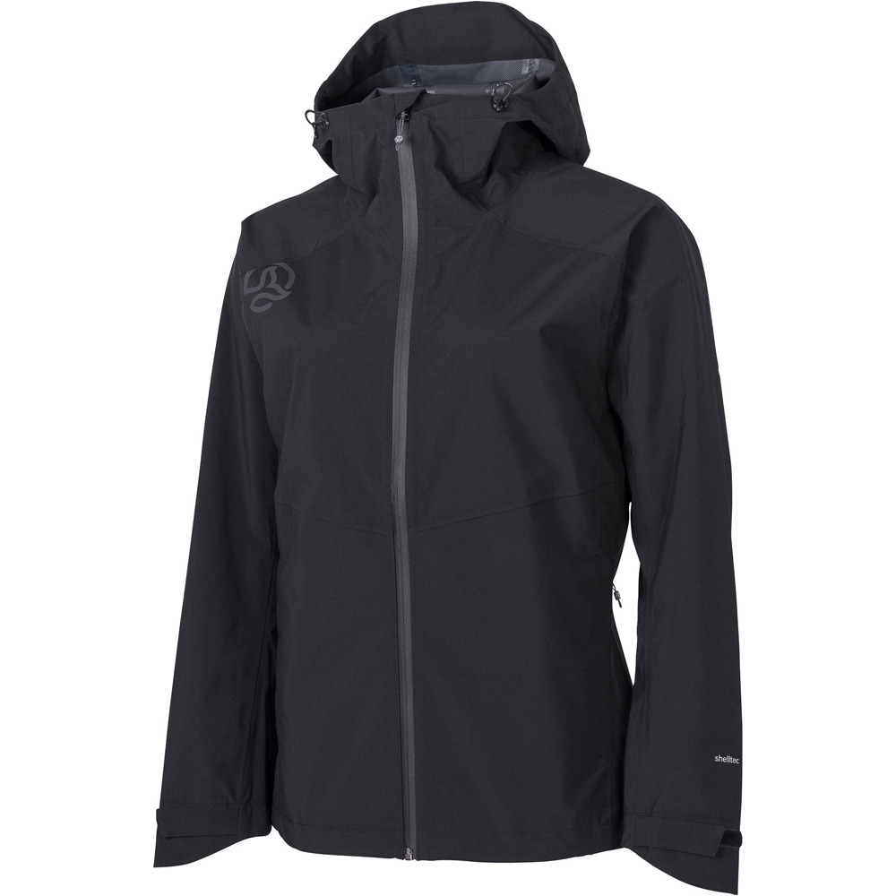 Ternua chaqueta impermeable mujer VALDUR JKT W NE vista frontal