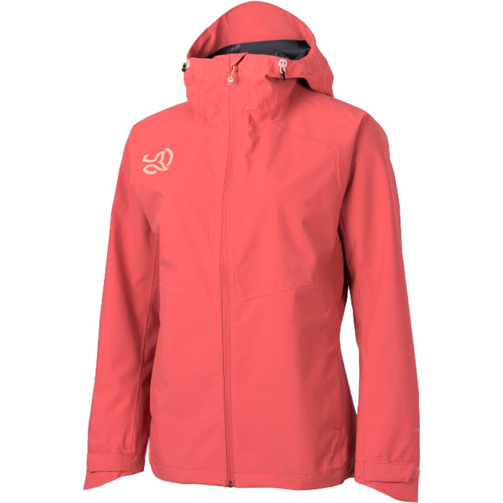 Ternua chaqueta impermeable mujer VALDUR JKT W vista frontal