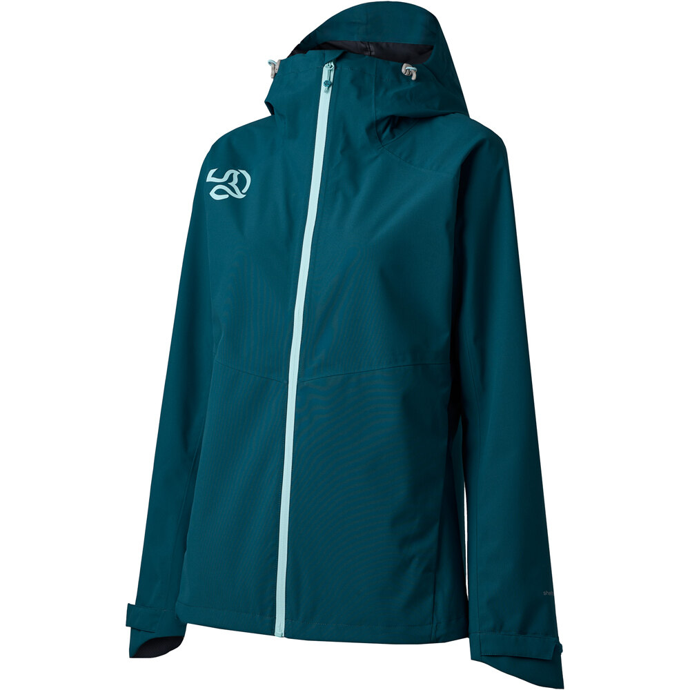 Ternua chaqueta impermeable mujer VALDUR JKT W vista frontal