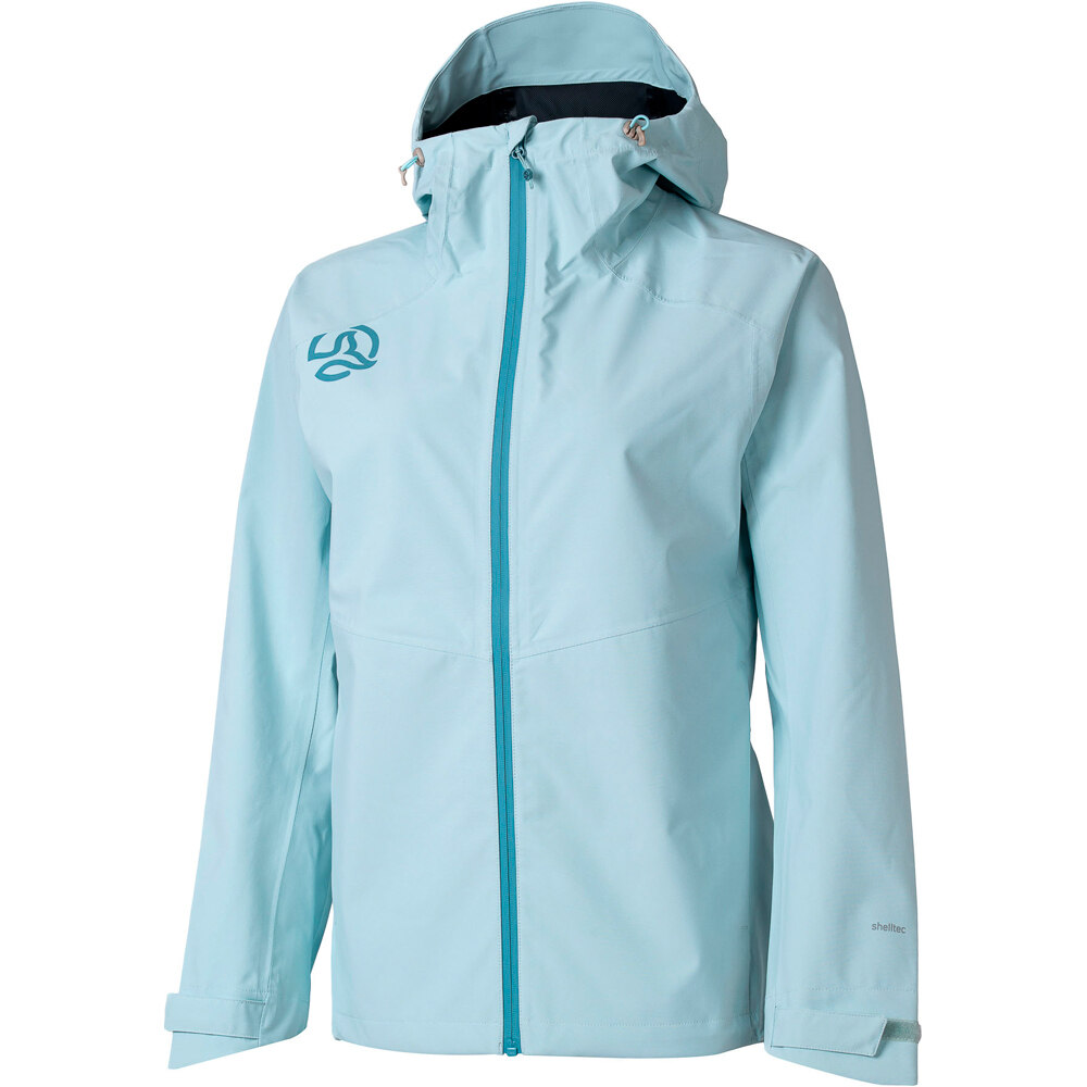 Ternua chaqueta impermeable mujer VALDUR JKT W vista frontal