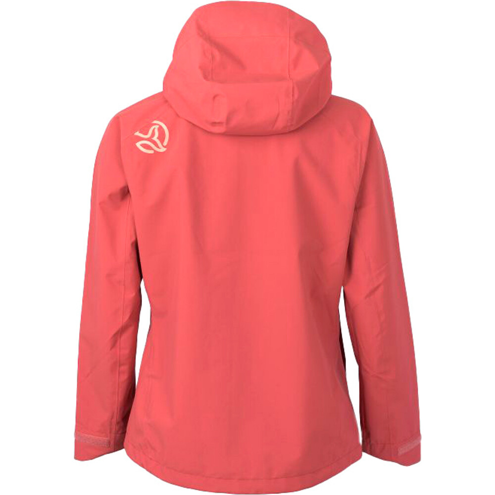 Ternua chaqueta impermeable mujer VALDUR JKT W vista trasera