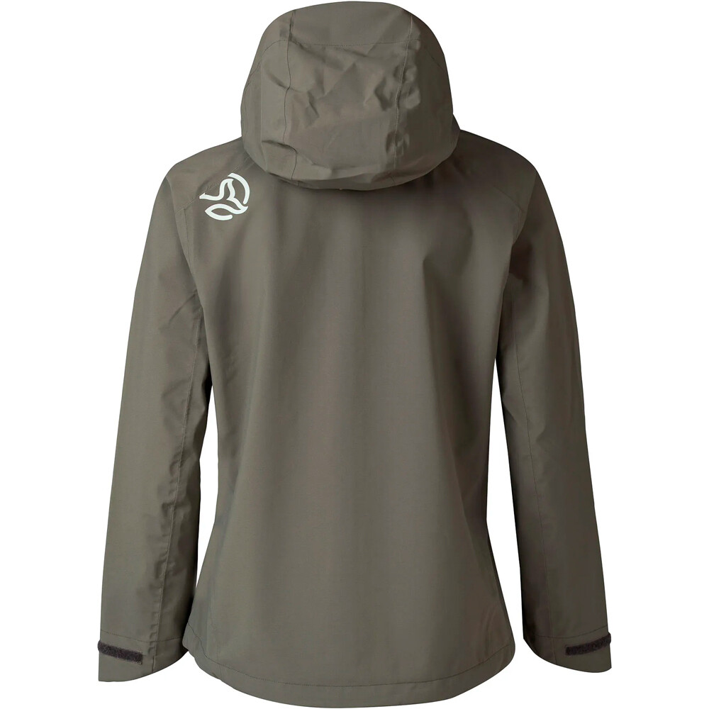 Ternua chaqueta impermeable mujer VALDUR JKT W vista trasera
