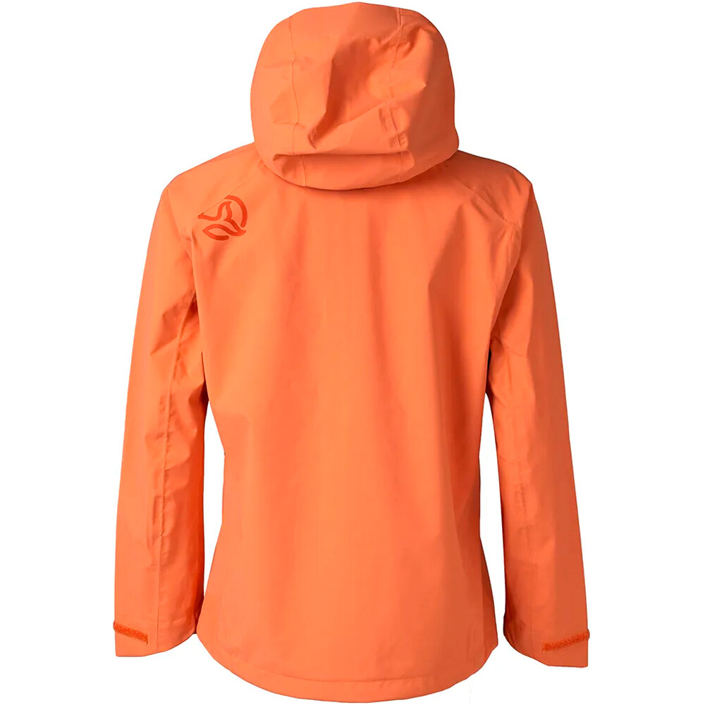 Ternua chaqueta impermeable mujer VALDUR JKT W vista trasera