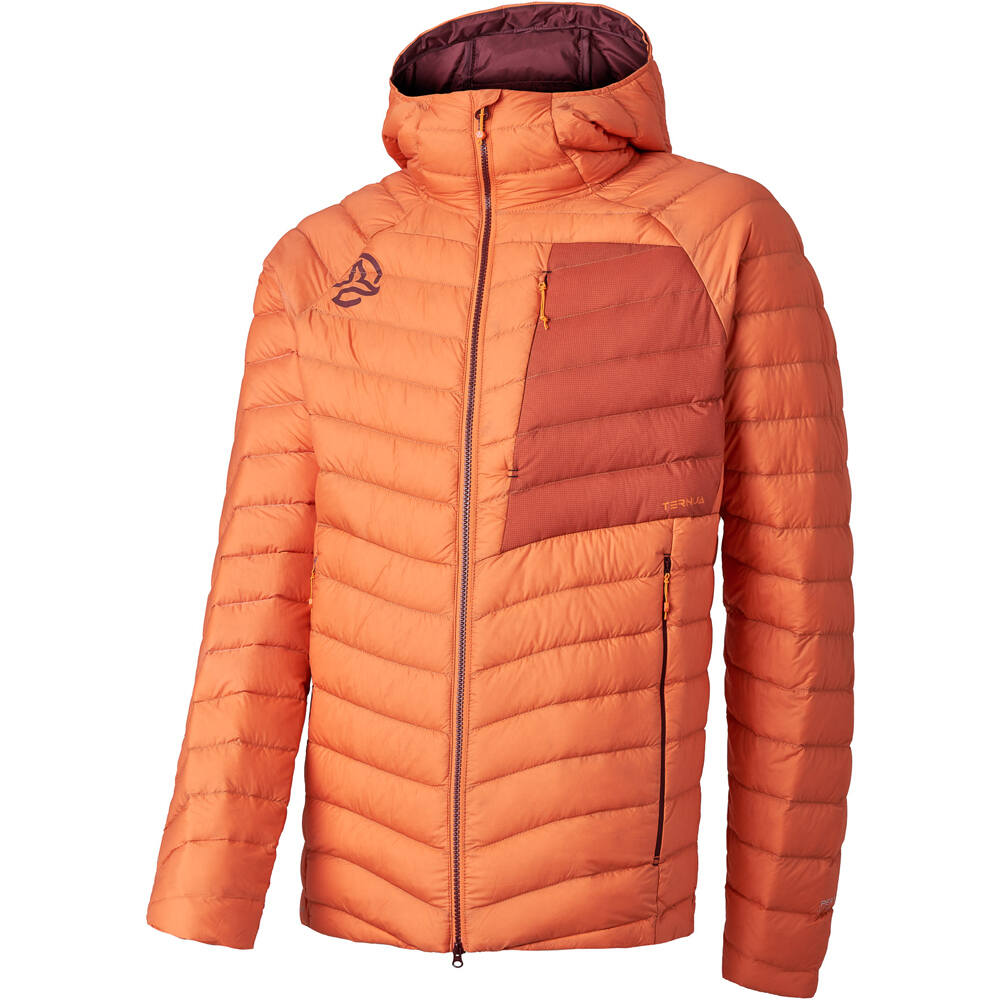 Ternua chaqueta outdoor hombre VILMAN 2.0 HOOD DOWN JKT M vista frontal