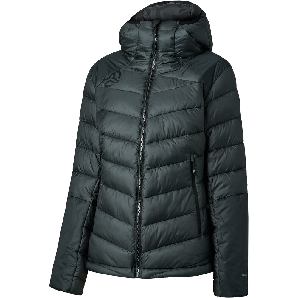 Ternua chaqueta outdoor mujer YAKSIM 2.0 HOOD JKT W vista frontal