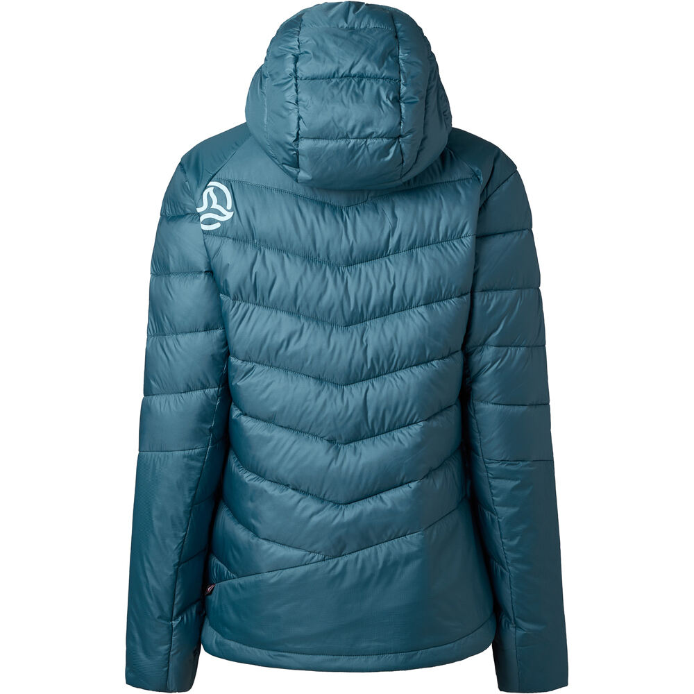 Ternua chaqueta outdoor mujer YAKSIM 2.0 HOOD JKT W vista trasera