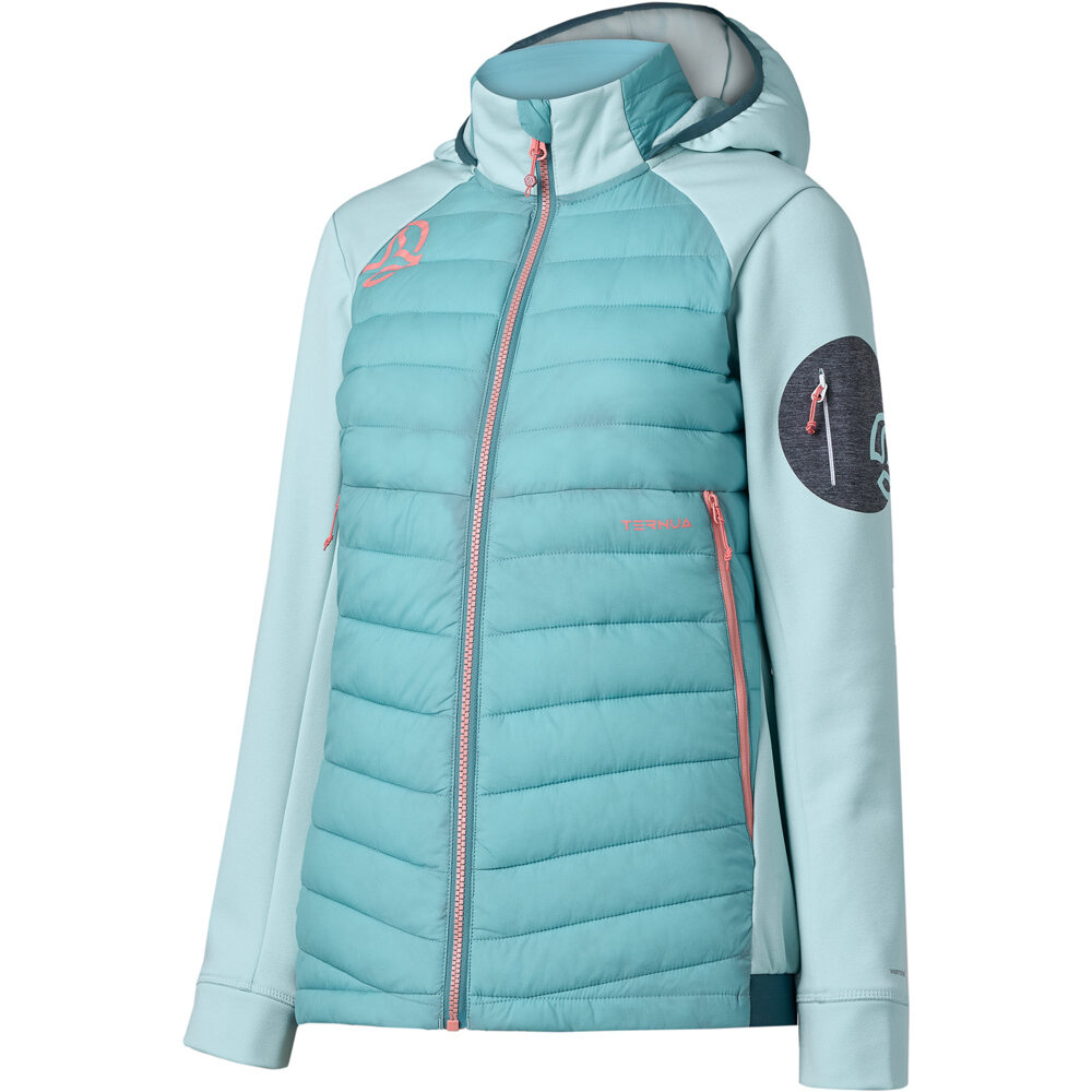 Ternua chaqueta outdoor mujer YUKKON 2.0 HYBRID JKT W vista frontal