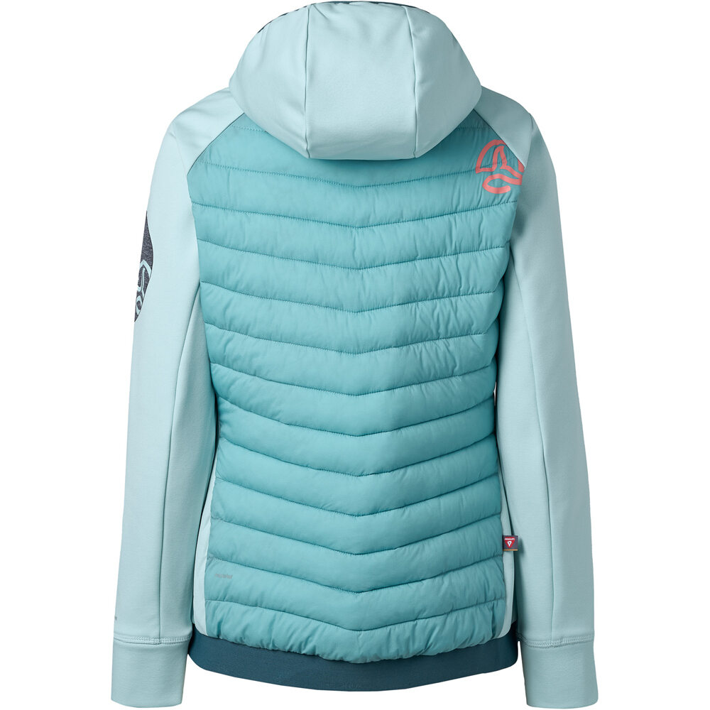 Ternua chaqueta outdoor mujer YUKKON 2.0 HYBRID JKT W vista trasera