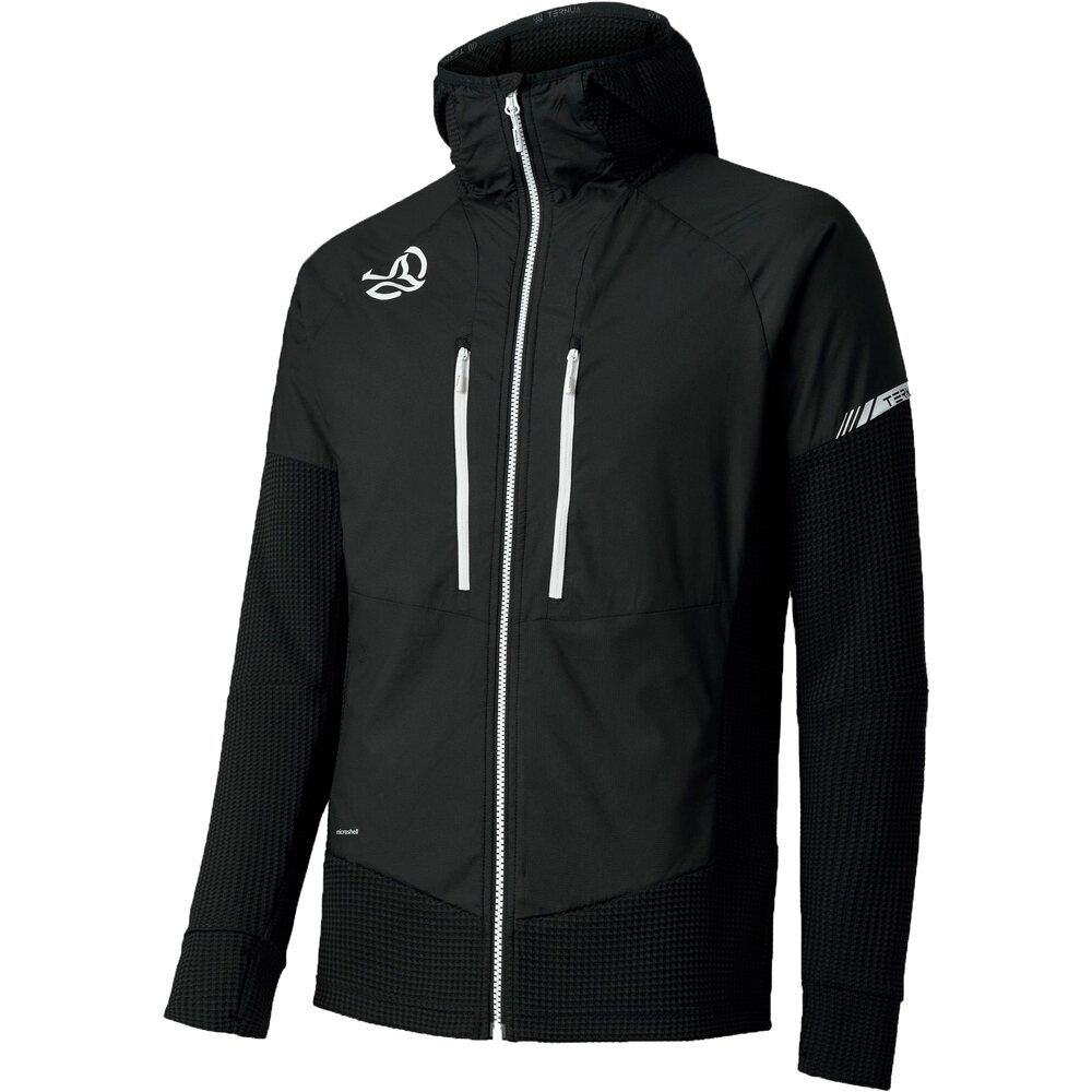 Ternua chaqueta softshell hombre AGILE HYBRID JACKET M vista frontal