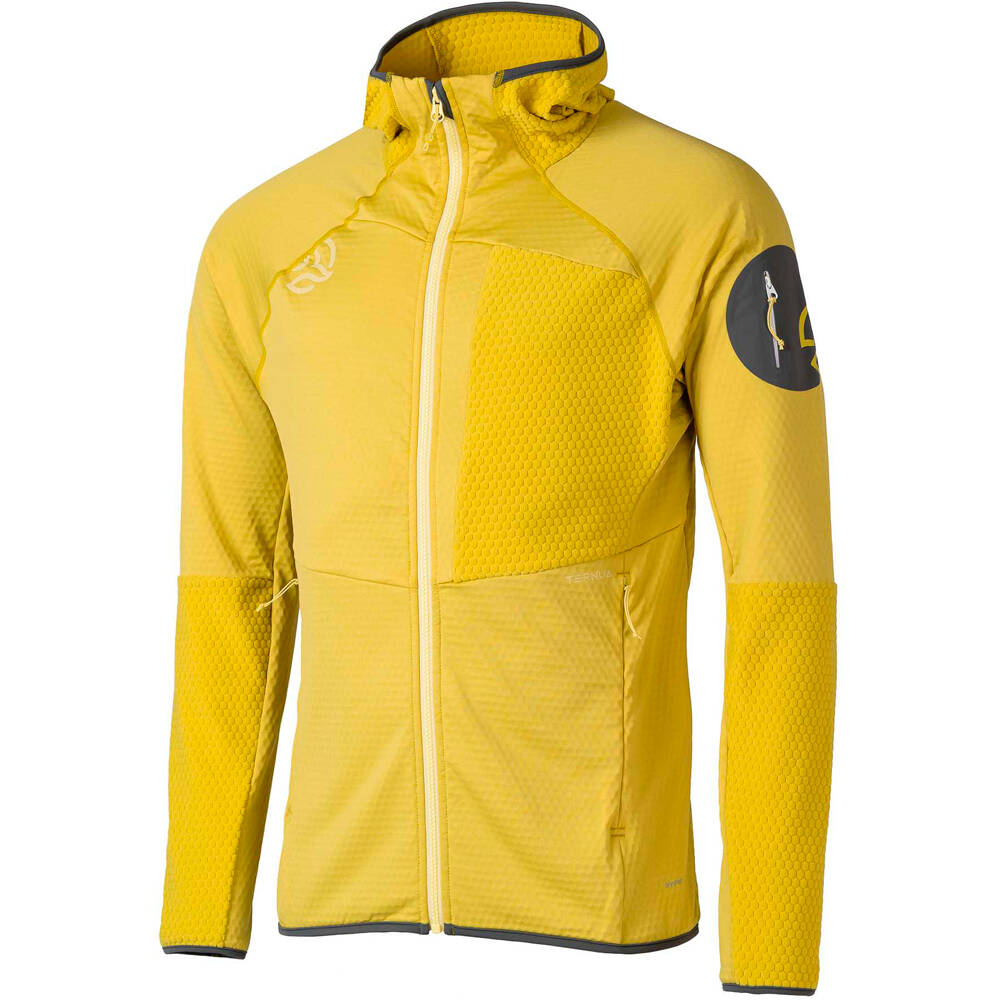 Ternua chaqueta softshell hombre RAGGER HOOD JKT M vista frontal