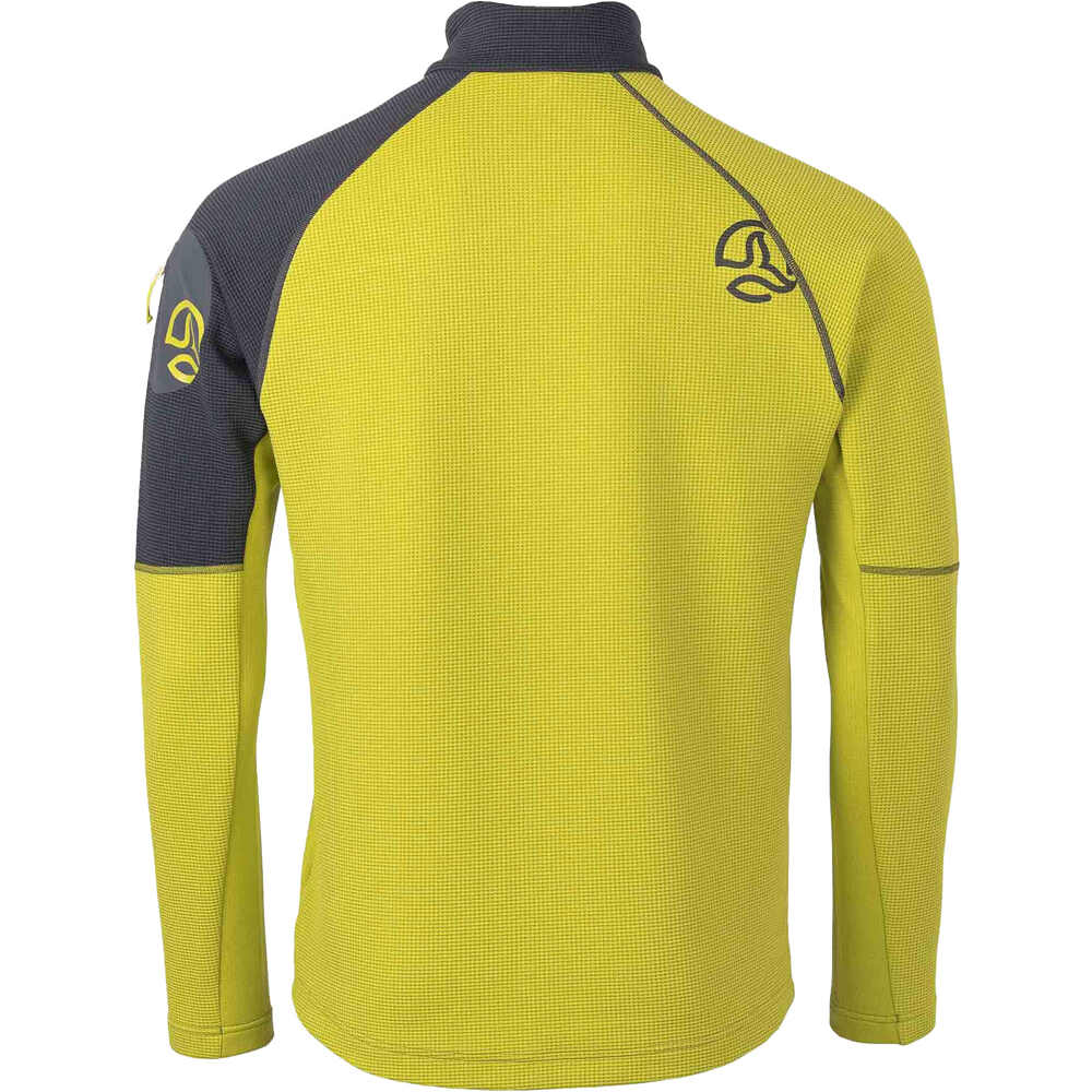 Ternua forro polar hombre LEMIK 1/2  ZIP M vista trasera