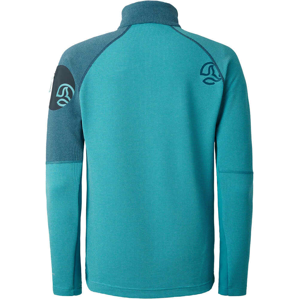 Ternua forro polar hombre LEMIK 1/2  ZIP M vista trasera