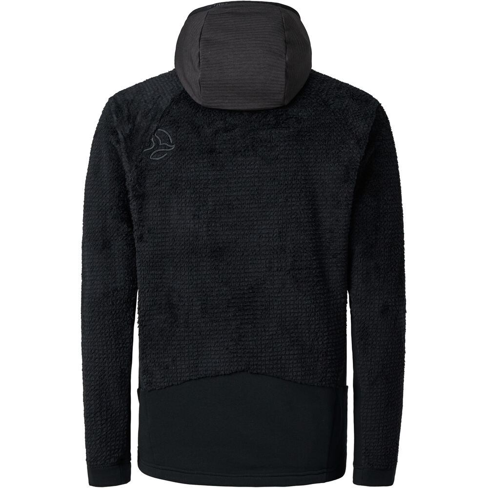 Ternua forro polar hombre LOFTER PRO HOOD JKT M vista trasera