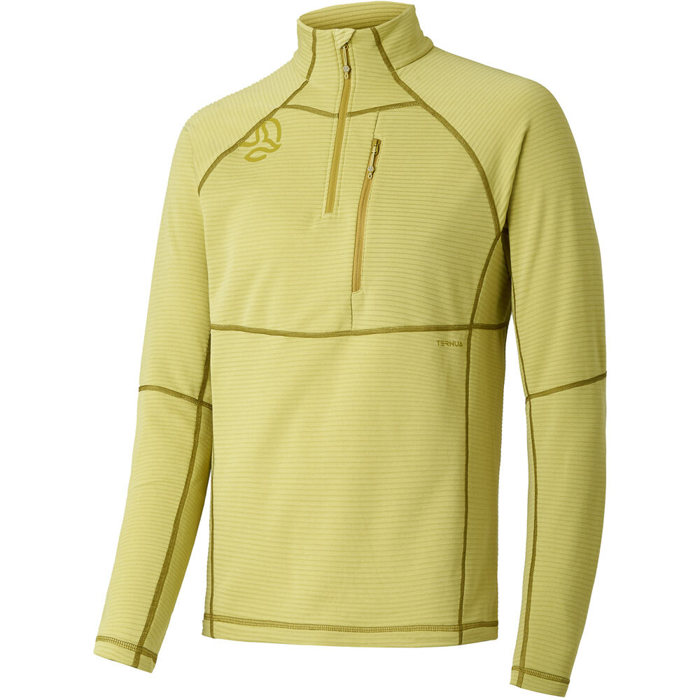 Ternua forro polar hombre MOMHILL 1/2 ZIP M vista frontal
