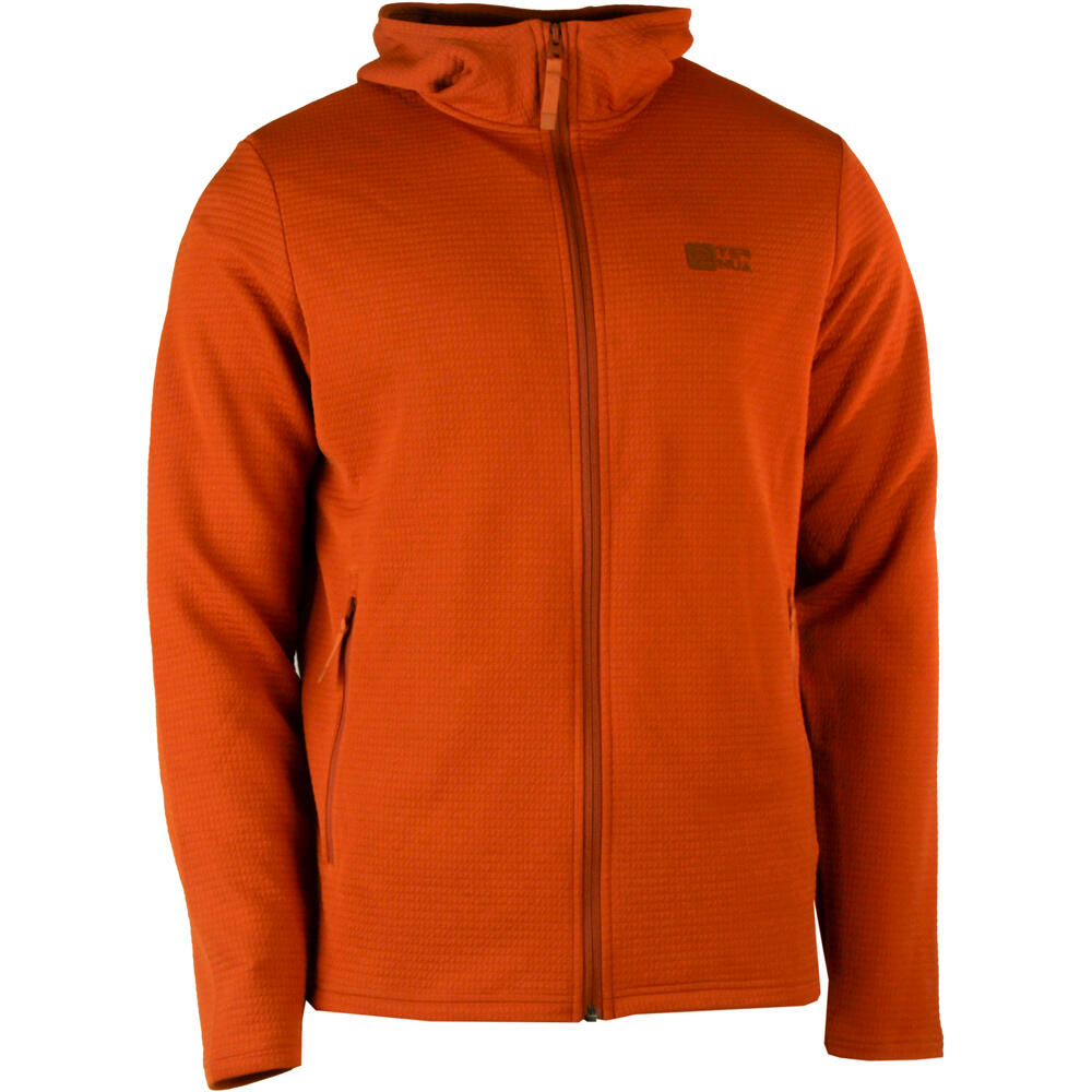 Ternua forro polar hombre PUFFY JKT HOODY M vista frontal