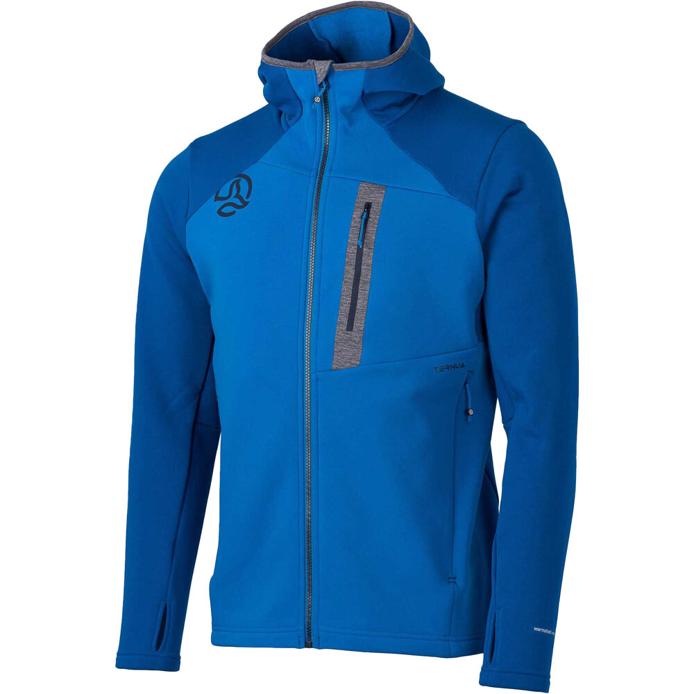 Ternua forro polar hombre PUNJAK HOOD JKT M vista frontal