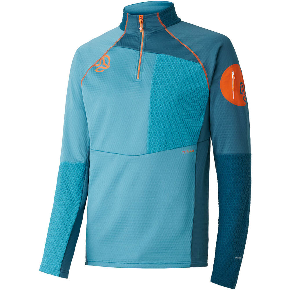 Ternua forro polar hombre RAGGER 1/2 ZIP M vista frontal