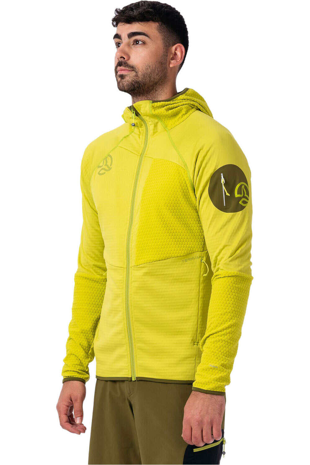 Ternua forro polar hombre RAGGER HOOD JKT M vista detalle