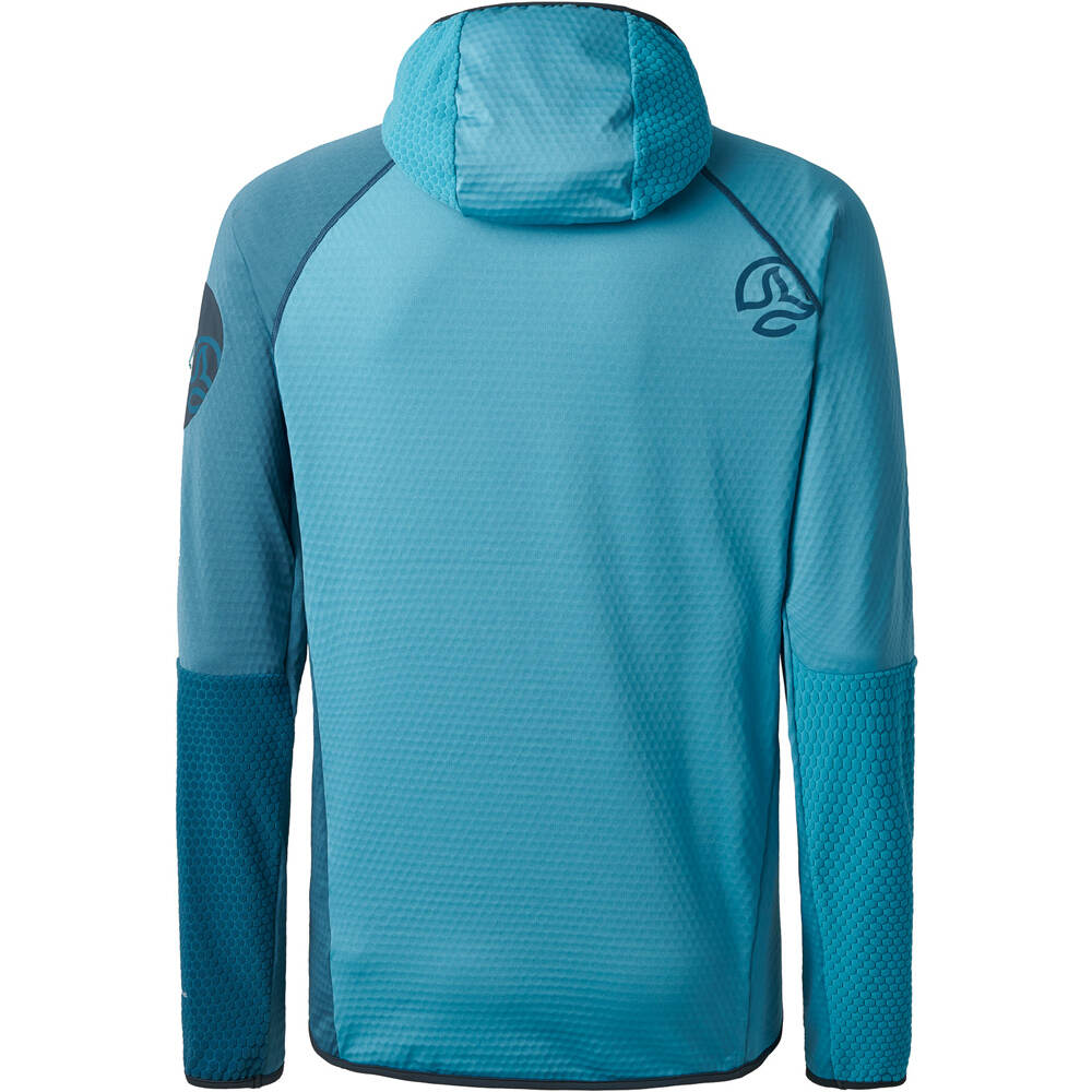 Ternua forro polar hombre RAGGER HOOD JKT M vista trasera