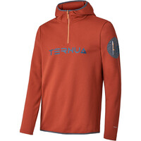 Ternua forro polar hombre SPOT HOOD 1/2 ZIP M vista frontal