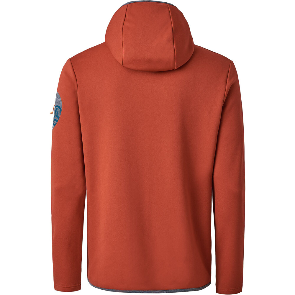 Ternua forro polar hombre SPOT HOOD 1/2 ZIP M vista trasera