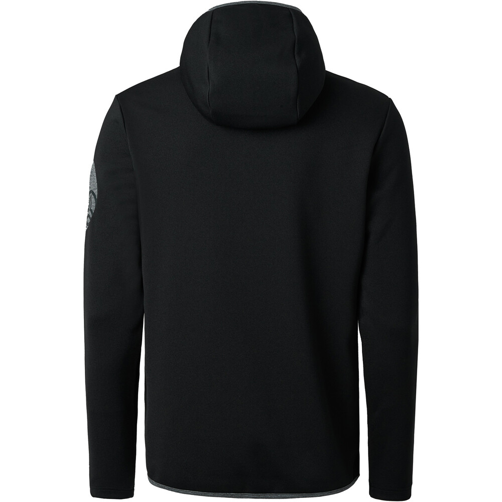 Ternua forro polar hombre SPOT HOOD 1/2 ZIP M vista trasera