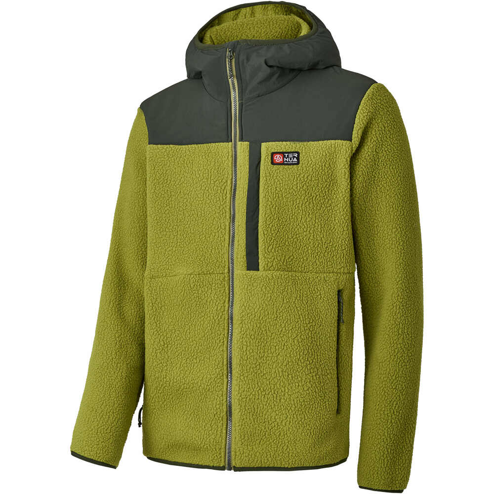 Ternua forro polar hombre TRITON HOODY JKT M vista frontal