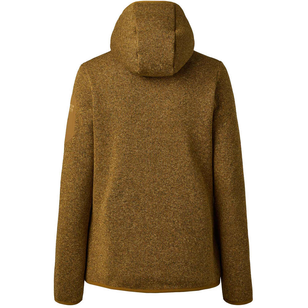 Ternua forro polar mujer INNU LOW IMPACT HOODY W vista trasera