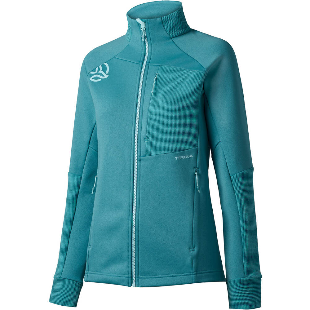 Ternua forro polar mujer KALEKKIA 2.0 JKT W vista frontal