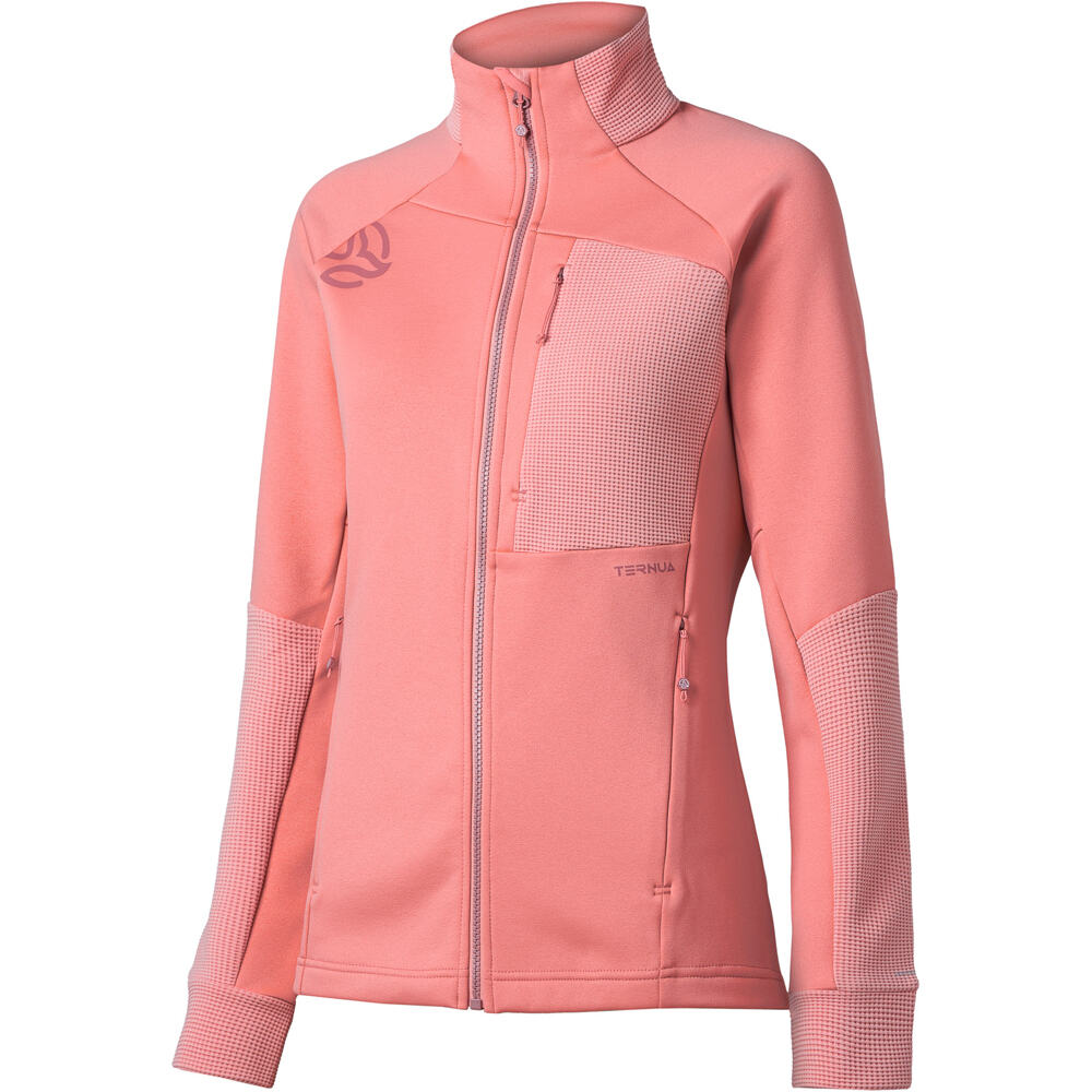 Ternua forro polar mujer KALEKKIA 2.0 JKT W vista frontal
