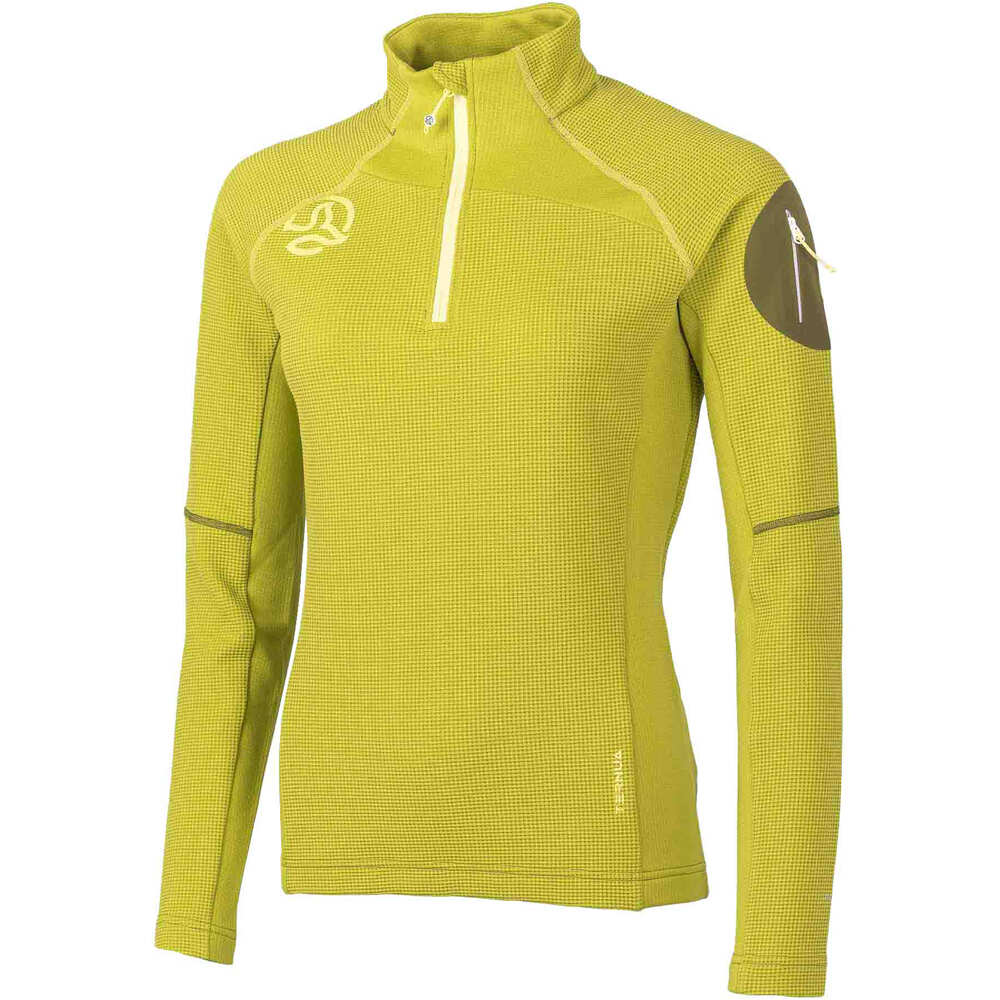 Ternua forro polar mujer LEMIKA 1/2 ZIP W vista frontal