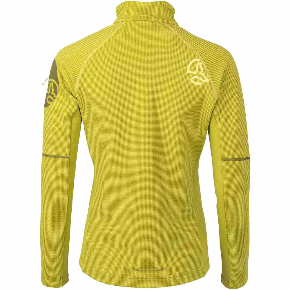 Ternua forro polar mujer LEMIKA 1/2 ZIP W vista trasera