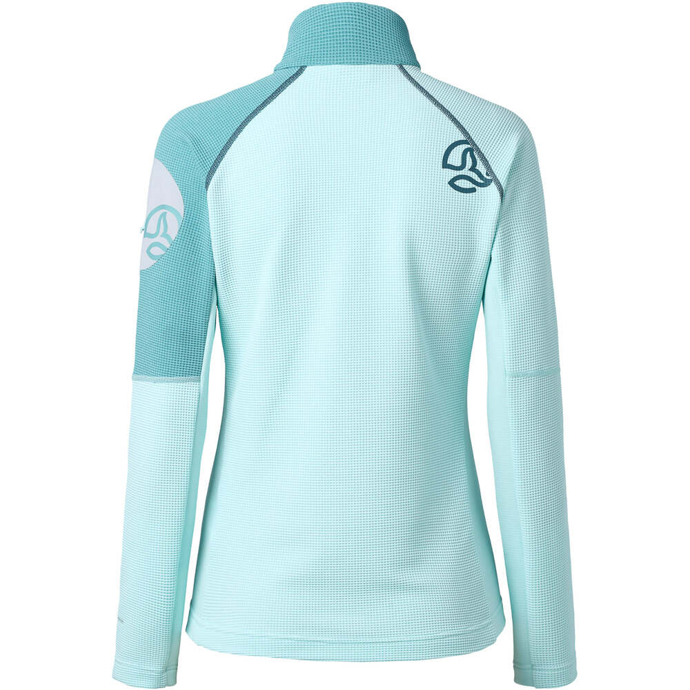 Ternua forro polar mujer LEMIKA 1/2 ZIP W vista trasera