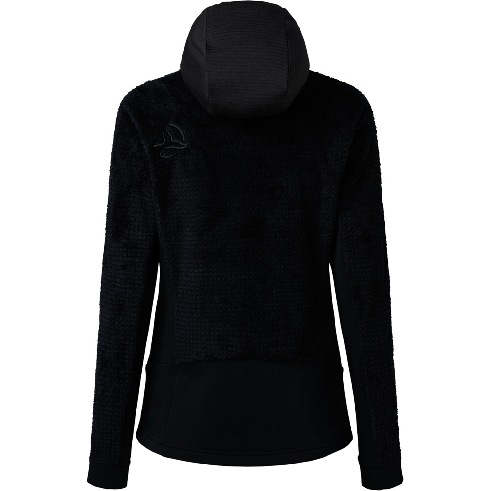 Ternua forro polar mujer LOFTER PRO HOOD JKT W vista trasera