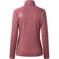 Ternua forro polar mujer MOMHILL 1/2 ZIP W vista trasera