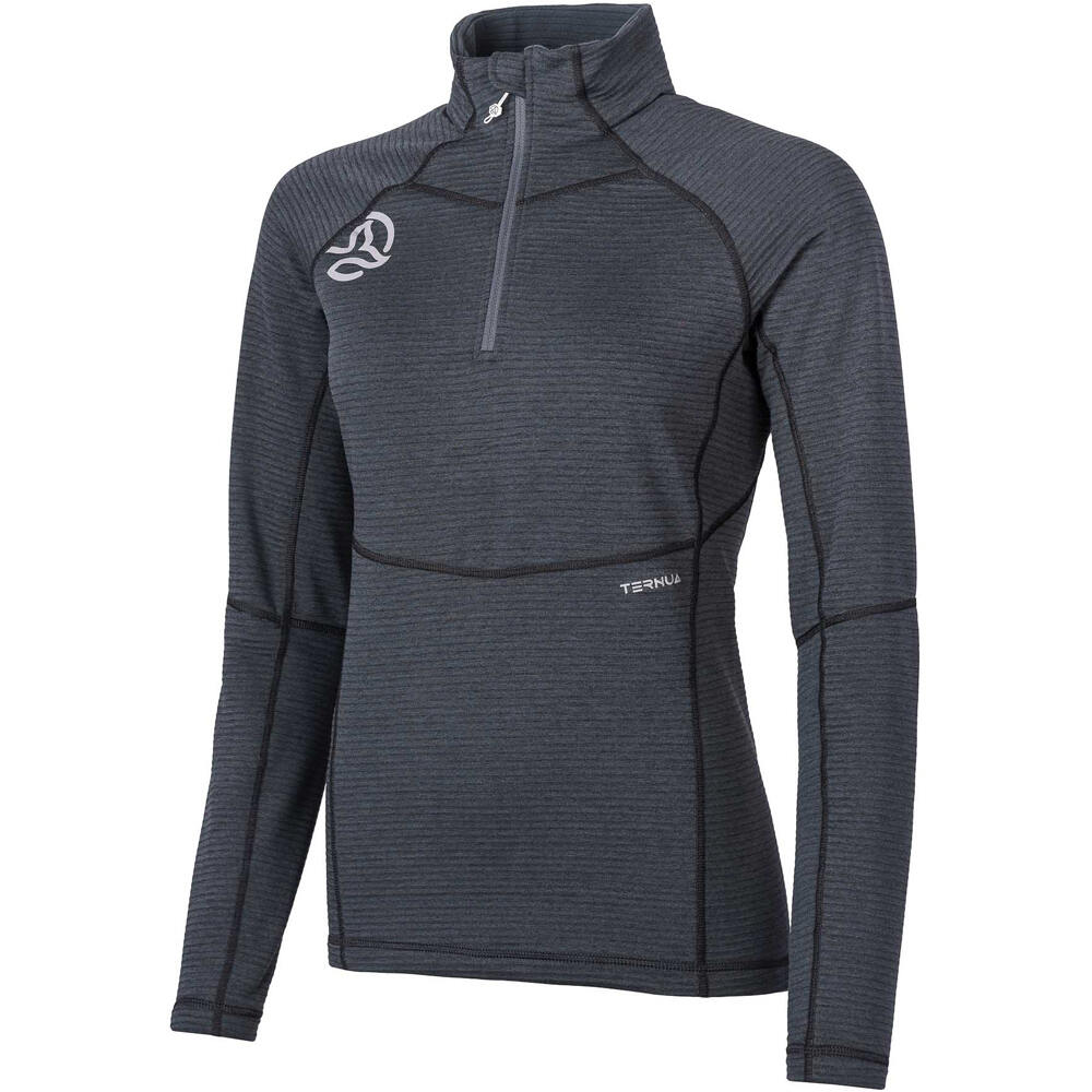 Ternua forro polar mujer MOMHILL1/2ZIPW vista frontal