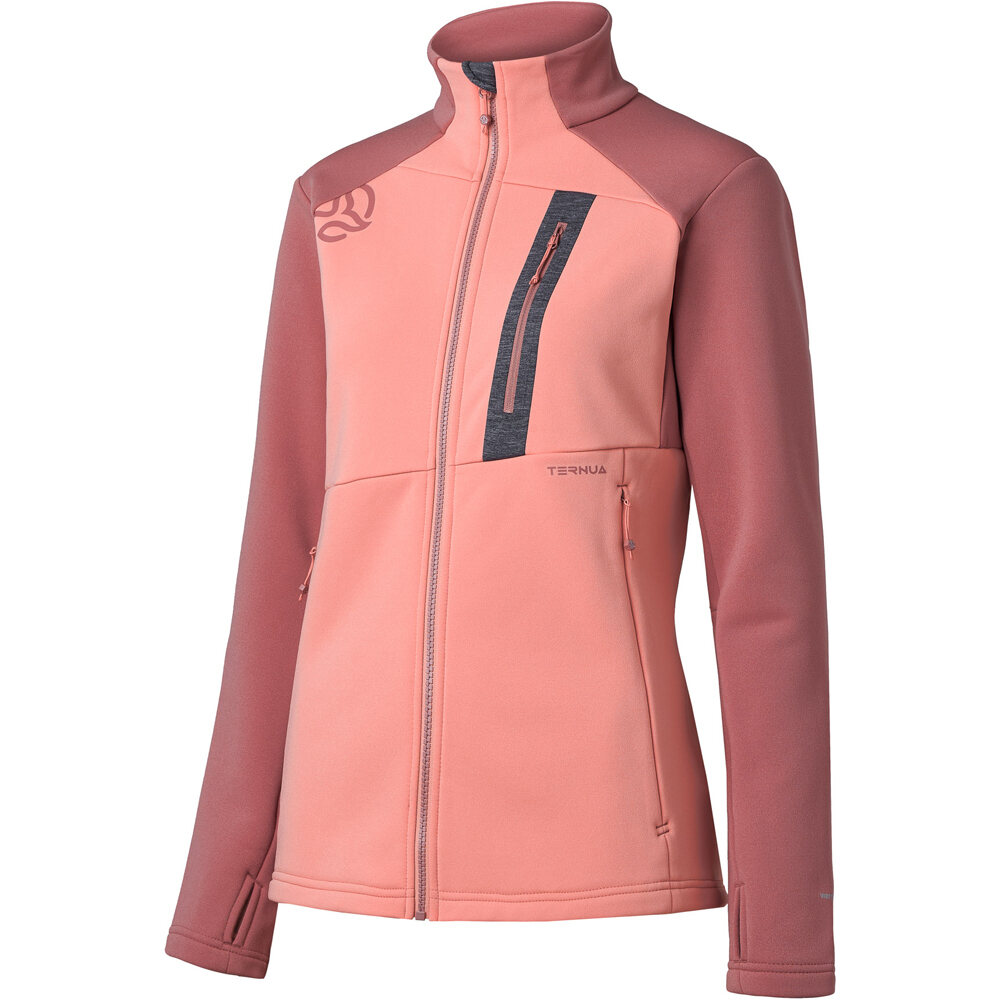 Ternua forro polar mujer PUNJAK JKT W vista frontal