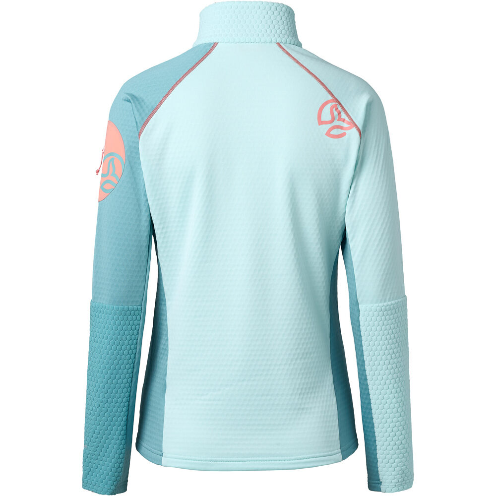 Ternua forro polar mujer RAGGER 1/2 ZIP W vista trasera