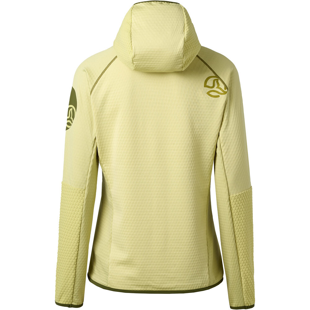 Ternua forro polar mujer RAGGER HOOD JKT W vista trasera