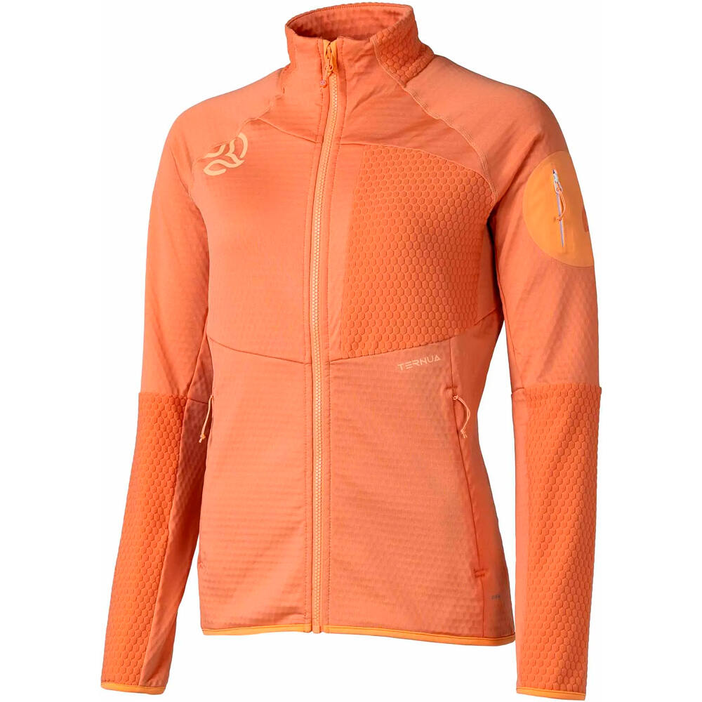 Ternua forro polar mujer RAGGER JKT W vista frontal