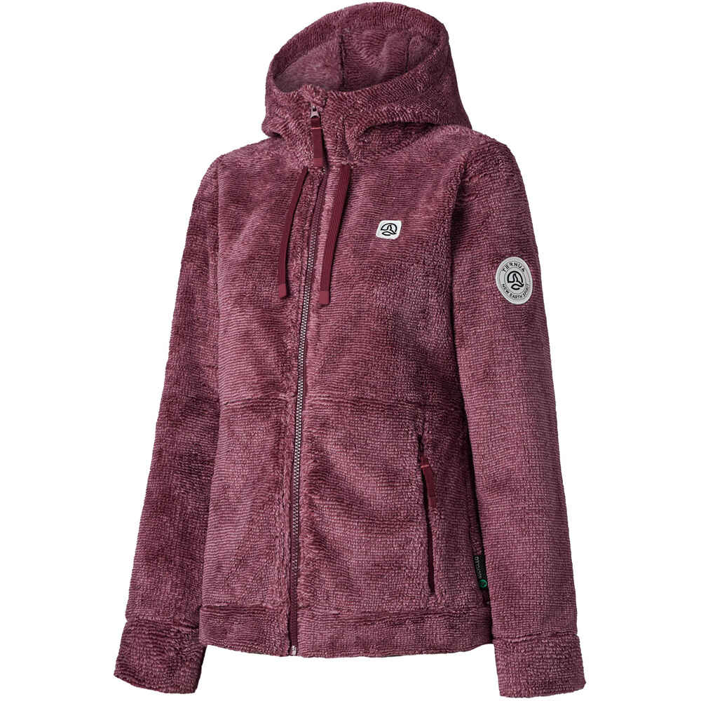 Ternua forro polar mujer RED COVE JKT W vista frontal